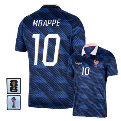 Fans Edition 2026/27 France Home เสื้อฟุตบอลแขนสั้นผู้ชายเสื้อยืด S-4XL