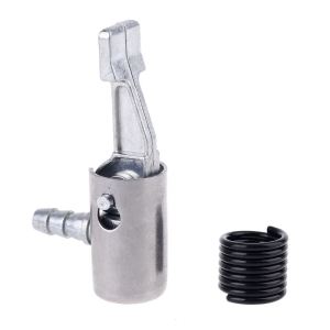 Cái bơm lốp khóa trên nâng hơi Máy nén khí mini Máy bơm lốp xe di động cái bơm lốp lốp Chuck đầu vòi với barb nối