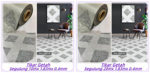 itop 1 ROLL Rubber Baru Colak Floor Mat (0.4mmTebal) 10m x 1.83m x 0.40mm Anti-Fatigue House Floor MatKitchen Carpet Non-slip/Comfort Carpet for Office/Sink Laundry Kitchen Floor Mat/Waterproof Oilproof Foot Pad/ Tikar Getah/Alas Kaki Rumah / Tidak Licin