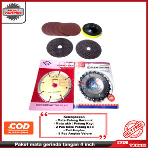 Paket Mata Gerinda 4 inch Potong Ukir Kayu