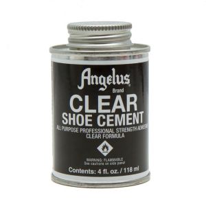 ANGELUS CLEAR SHOE CEMENT กาวยางเนื้อใสคุณภาพสูงสำหรับติด หนังไวนิลพลาสติกยางผ้าและวัสดุอื่นๆ