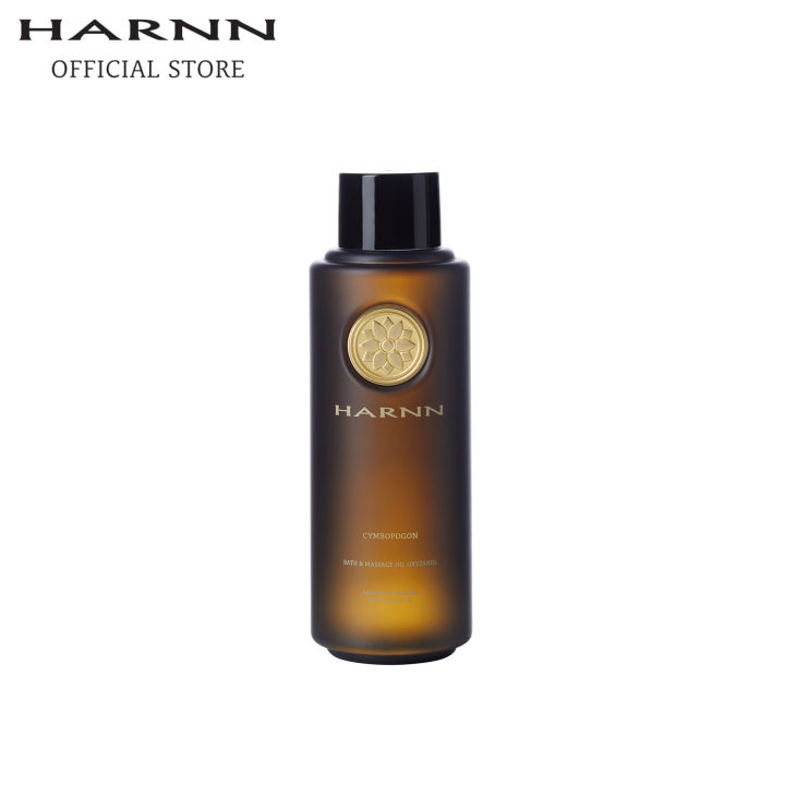 HARNN CYMBOPOGON BATH & MASSAGE OIL ORYZANOL 120 ML. น้ำมัน น้ำมันหอมระเหย น้ำหอม น้ำมันนวด