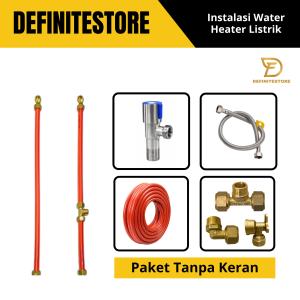 Instalasi Water Heater Listrik Gas Perlengkapan Water Heater Luar/Dalam Cocok Untuk Semua Merk