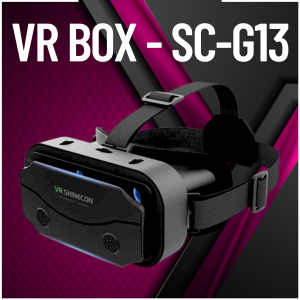 Shinecon VR Box Untuk Semua hp 360 asli Lengkap 3d 4d Giant Screen Virtual Reality Glasses SC G13