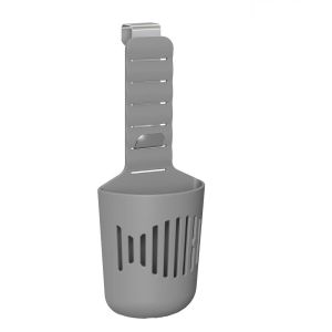 RD5BA7 Hanging Design Toilet Tank Tablet Holder Solid Dispenser Silicone Deodorizer Hanger Versatile Easy Install Storage Basket Bathroom Use
