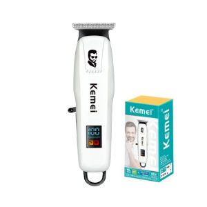 Alat Cukur Rambut Elektrik / Kemei KM PG232 Penata Rambut Pangkas Cepat Mesin 7500rpm + LCD Baterai