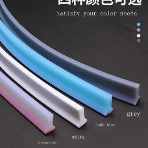 Bathroom Partition Block Water Weather Bar Toilet Dry Wet Depart Kitchen Sink Waterproof Adhesive Silicone Partition