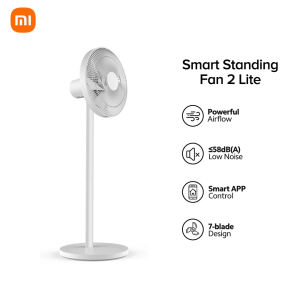 Xiaomi Mi Smart Standing Fan 2 Lite Air Cooling Fan Height Adjustable Mi Home APP Smart Control Model: JLLDS01XY