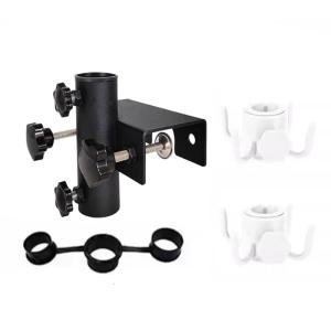 Umbrella Parasol Holder Balcony Railing Metal Parasol Holder Balcony Adjustable Balcony Bracket for Parasols Balcony