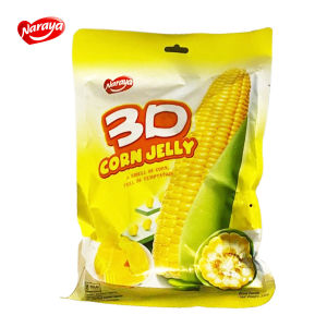 Permen NARAYA Jeli Jagung 3D Corn Jelly Candy Halal 330g Snack Permen Lunak Rasa Jagung Manis
