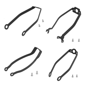 Shockproofed Rear Mudguard Support For Kick Scooters High Strength Iron Materials Rainproofed Splashes Protecting