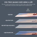 Màn chiếu treo tường 4K - 100inch chất liệu PVC cao cấp tỷ lệ 16:9, dùng cho máy chiếu, loại dày dặn, độ tương phản cao - DCP25. 