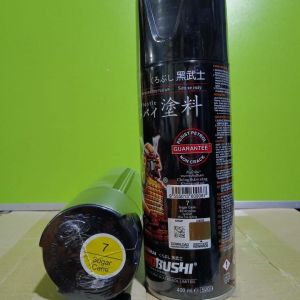 Pilok Pilox Cat Samurai Sugar Cane 7 Kuning Terang 400ml Cat Semprot Samurai Paint Kurobushi Aerosol