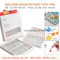 Màu Gouache Miya Himi dạng tuýp 12ml - Bộ 12 màu / 18 màu / 24 màu / 36 màu - SUGI ART SHOP. 