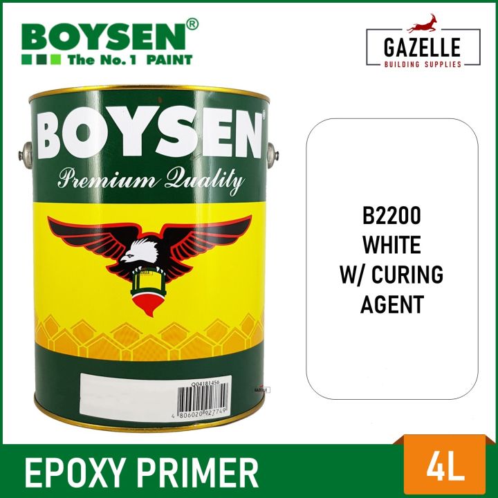 Boysen Epoxy Primer White B2200 4L w/ Curing Agent Lazada PH
