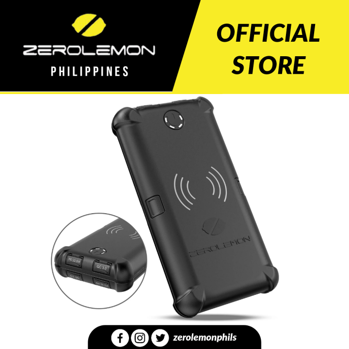 ZEROLEMON ToughJuice 30000mAh 22.5W USB C PD Wireless External Battery Charger