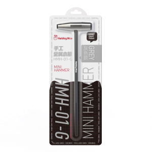 (HobbyMio) Mini Hammer - Dual Head Silicone Pad Anti Slip Handle Model Kit Tool DIY Craft Hobby Mio 手工金属小锤 铝合金 模型专用 喵匠