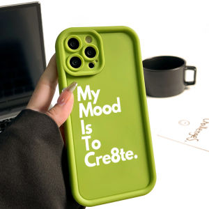 Compatible with iphone 14 Pro Max Phone My mood 12 13 14 15 11 Pro Max Casing silicone xr xs Max 7 8 Plus