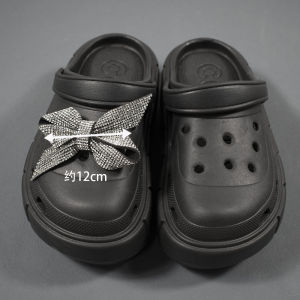 Jibbilz Crocs รองเท้า DIY อุปกรณ์เสริมประดับ Sepatu Kebun คริสตัลเพชรรูปผีเสื้อสำหรับประดับ Crocs