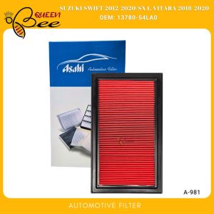 QUEENBEE Asahi Automotive Filter for SUZUKI SWIFT 2012-2020/SX4 VITARA 2018-2020 OEM 13780-54LA0 A-981