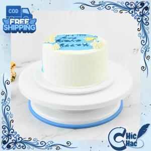 Premium Meja Kue Putar / Turntable Cake Stand Alas Dekorasi Kue / Meja Putar Hias Kue Praktis