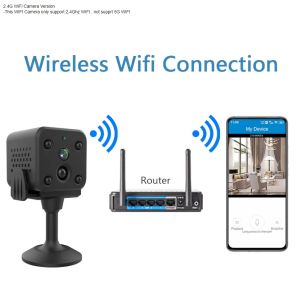 1440P Mini Camera Wireless WIFI CCTV Night Vision Mobile Remote Monitor Home Convenient Plug-in Free Monitor