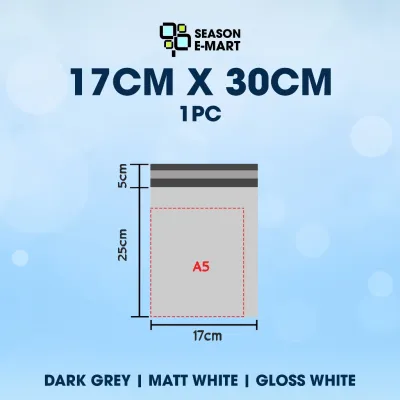 1pc All size Courier Bag Parcel Bag Packaging Bag Parcel Plastic Plastik Pos Flyers White 快递袋子 [CB05]