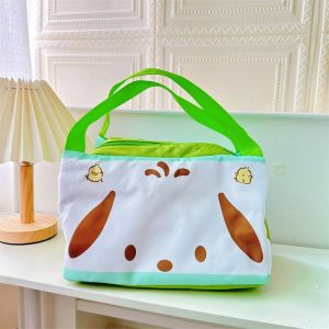 กระเป๋าปิคนิก เก็บอุณหภูมิผ้า ลายการ์ตูนน่ารัก - มีทั้งหมด 6 ลาย (ลายหน้า-หลัง) - ขนาด 24×18×15.5 cm