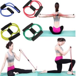 ALAT Bantu Peregangan Otot Tali Yoga Gym Fitnes Bahan Latex sponge Nyaman / Tali Streching Rope / Tali Elastis Yoga/ Tali Karet Yoga / Alat Olah raga Dirumah melatih pinggul punggung pinggang