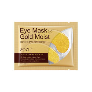 แผ่นมาส์กใต้ตา ​ Eye Mask Gold Moist สูตรคอลลาเจนทองคำ สูตรคอลลาเจนทองแผ่นมาส์กใต้ตา มาร์คตาแผ่นทองคำคำล มาส์กใต้ตา Eye Mask มาร์คใต้ตา ​ถุงใต้ตา ริ้วรอย ตีนกา บำรุงรอบดวงตา ลดใต้ตาดำคล้ำ