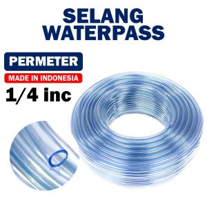 Selang air waterpas meteran ukuran 14" sedang tebal transparan