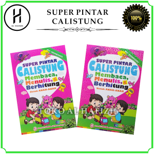 Buku Super Pintar Calistung Untuk Anak-Anak Hologram Full Color 128 Hal - Serba Jaya