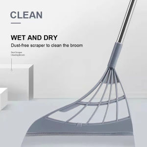 UPGRADED Magic Broom 3 In 1 Penyapu Lantai Floor Cleaning Brush 2 In 1 Brush Gap Scrub Brush Tile Kitchen Bathroom Glass Toilet