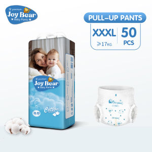 JOy  Bear 50pcsBaby Diapers Pant/Tape  Breathable  Baby Disposable Diapers NB S M L XL XXL XXXL Pull-up Pants Baby diaper