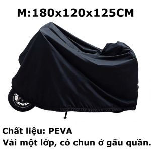 Bạt trùm xe máy Oxford M~3XL chống mưa nắng chống nắng nóng mưa bụi bảo vệ xe hiệu quả mưa kèm túi