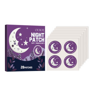 Ouhoe Night Patch 28pcs Sleep AidRelieve insomnia Patches Sleep Patch Sleep Patch Relieve Insomnia Soothe Stress