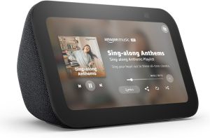 Amazon Echo Show 5 Smart Home Speaker Display Alarm Clock Alexa+ Vibrant Spotify Music Youtube Netflix CCTV Video Call