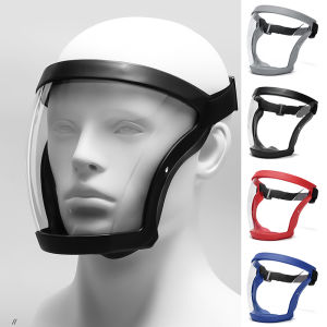 Active Shield Adjustable Full Face-Cover Cycling Sports Helmet Protective Transparent Cover