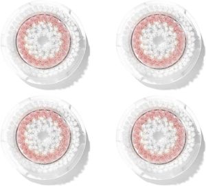 Clarsonic Radiance Facial Cleansing Brush Head Replacement Compatible with Clarisonic Mia 1 Mia 2 Mia Fit Alpha Fit 4 Count