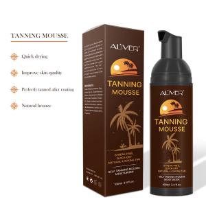 LL_Fashion Shop Body Self Tanners Cream Tanning Mouse for Bronzer Face บำรุงผิวกายครีมกันแดดบำรุงผิวขนาดกลางครีมกันแดด  ครีมบำรุงผิว การจัดส่งที่รวดเร็ว