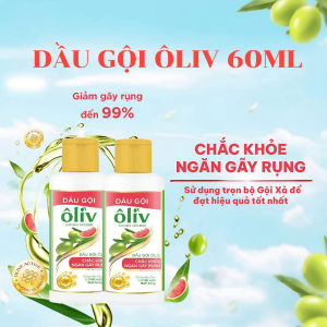 Dầu gội Ôliv dầu gội dưỡng tóc dầu gội oliu giúp tóc chắc khỏe ngừa gãy rụng phục hồi hư tổn 60ml- Happy Life 4U