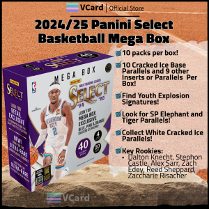 2024/25 Panini Select Basketball Mega Box-100% Original. Trading Card Hobby Collectibles-