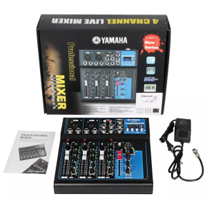 Yamaha Mixer F4/F7 4/7 Channel Professional Mixing Console Propesyonal na Audio Mixer 7 channel na built-in na EQ/recording function Suportahan ang Bluetooth/USB/MP3/PC playback kagamitan sa pag-awit