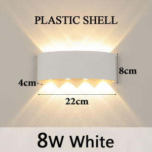 LANGYUE Indoor LED Wall Light Decorative Wall Lamp Wall Lighting Sconce 2W 4W 5W 6W 8W 10W AC 220V Plastic Case Not Waterproof for Living Room Bedroom Stairs Hallway