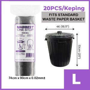[HIGH QUALITY] MARIBEST ONE STOP Garbage Bag MINI Roll Trash Bag Rubbish Bag Daily use Dustbin S / M / L Plastik Sampah