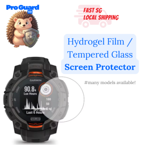 [SG] Screen Protector Garmin Instinct 3 Solar 50mm 45mm Clear Film / Watch Tempered Glass