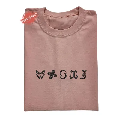 Embroidered T-shirt Unisex Tees SB19 - 5 Logos SB19 Logo Embroidery Shirts ATIN Tshirts