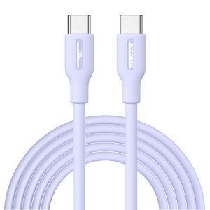 Rocoren PD100W Type C to Type C Cable Fast Charging for Samsung Galaxy S9 S10 S20 Note 10 Nintendo Switch Macbook Pro Liquid Silicone Cable