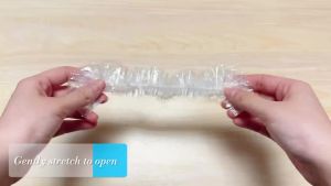 Mũ tắm dùng một lần MAQIHAN 100 cỡ lớn - 205 inch chất liệu nhựa dày dặn. Tấm che tóc chống thấm nước có thể tái sử dụng phù hợp cho tóc dài giúp dưỡng ẩm sâu sản phẩm cần thiết cho phụ nữ và nam giới khi tắm nhuộm tóc hoặc đi du lịch loại trong