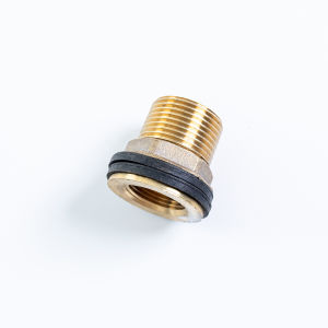 Brass Water Tank Connector Thread Adapter for Water Tower/Pool/Fish Tank/Bucket/Drainage 1/2" 3/4" 1" Male to 3/8" 1/2" 3/4" Female Thread Interface Leak-Proof Durable Brass Thread